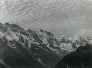 Střední sníh a led od Alfred Stieglitz