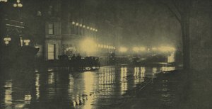 Záře noci – New York od Alfred Stieglitz
