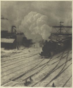 Železniční nádraží, zima od Alfred Stieglitz