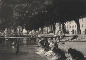 Prádelníčky v Riva del Garda od Alfred Stieglitz