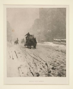 Zima - Pátá Avenue od Alfred Stieglitz