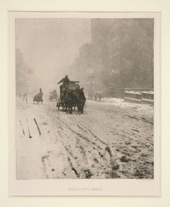 Zima – Pátá avenue od Alfred Stieglitz