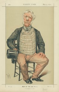 Admirál Rous, Rovný jako rákos, 7. května 1870, karikatura Vanity Fair