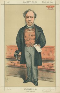 Vikomt Ranelagh, velmi slušný, 26. března 1870, karikatura Vanity Fair