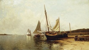 Klidné ráno, přístav Portland,