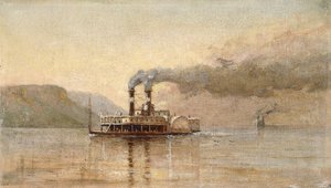 Město Saint Paul, Dubuque, kolem roku 1866 od Alfred Thompson Bricher