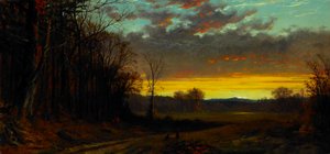 Soumrak v divočině od Alfred Thompson Bricher