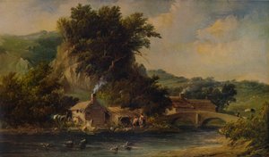 "Scéna v Dovedale, Derbyshire", 1836, 1938