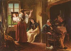 Vynález česacího stroje, 1862
