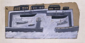 Domy a lodě od Alfred Wallis