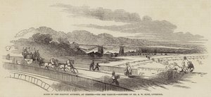 Scéna železniční nehody v Chesteru, viadukt Dee od Alfred William Hunt