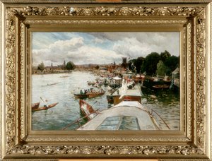 Henley Regatta, 1881 od Alfred de Breanski