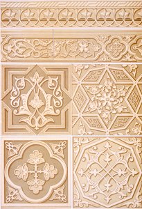 Detailní studie Architektonické výzdoby, pub. 1883. od Alhusain Fawzy