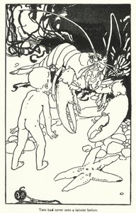 Ilustrace k filmu The Water-Babies od Charlese Kingsleyho (litografie)