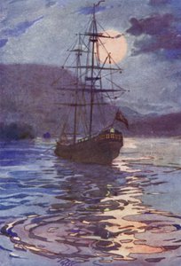 Pirátská loď (barva litho)