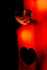 Dvě srdce, ze série Srdce, 2016 (fotografie)