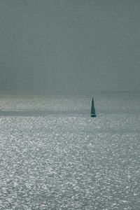 Pohled z Apollonie, 2016 (ručně malovaná fotografie)