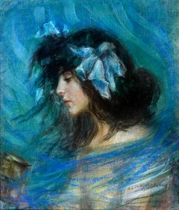 Dreamland, cca 1906 (pastel na papíře) od Alice Pike Barney