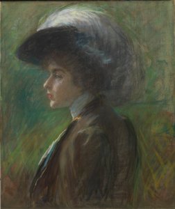 Opeřený klobouk od Alice Pike Barney