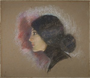 Vamp z roku 1900 (Lottie Stein) od Alice Pike Barney