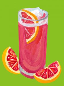 Koktejl z růžového grapefruitu od Alice Straker