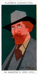 Augustus John , britský malíř, 1926. od Alick P. F. Ritchie