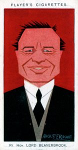 William Maxwell Aitken, 1. baron Beaverbrook, státník a majitel novin, 1926. od Alick P. F. Ritchie