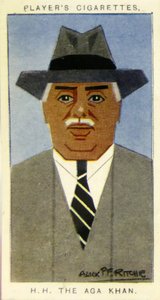Aga Khan III od Alick Penrose Forbes Ritchie
