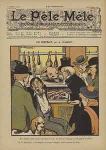 Roztržitý. Ilustrace pro Le Pele-Mele, 1902