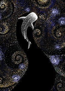 Žralok velrybí – Hvězdná noc od Alirıza ÇAKIR