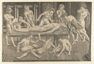 De beining van guttmelta de narni od Allaert Claesz. (attributed to)
