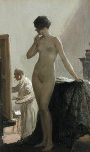 Pose (olej na panelu)