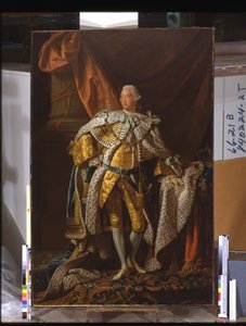 King George III (olej na plátně) od Allan Ramsay