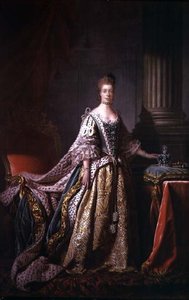 Královna Charlotte od Allan Ramsay