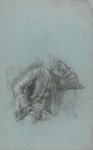 Studie k portrétu sedícího gentlemana od Allan Ramsay