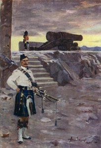 Mons Meg (barevná lito) od Allan Stewart