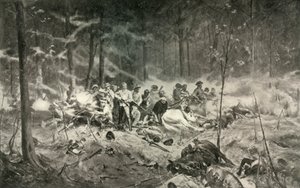 Památce statečných mužů. Poslední stání majora Wilsona na řece Šanghaj, 1893, 1900.