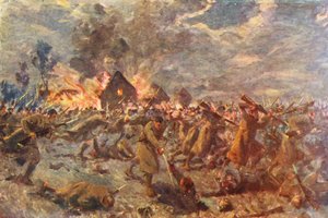 1. světová válka: Bodákový útok londýnských Skotů u Messines, Halloween od Allan Stewart