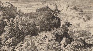 Firs in the Defile, pravděpodobně c. 16451656. od Allart van Everdingen
