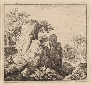 Velká skála, pravděpodobně c. 16451656. od Allart van Everdingen