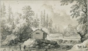 Severská krajina od Allart van Everdingen