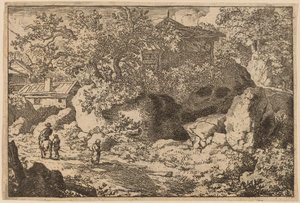 Sedlák na koni, pravděpodobně c. 16451656. od Allart van Everdingen