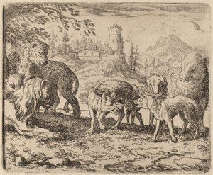 Reynard Odsouzený, pravděpodobně c. 16451656. od Allart van Everdingen