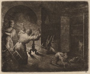 Reynard ukradne Capona pastorovi od Allart van Everdingen