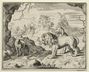 Reynard the Fox: Reynard Tells of Hidden Treasure od Allart van Everdingen
