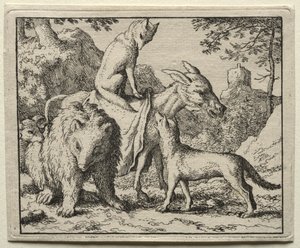 Reynard the Fox: Reynard a jeho společníci od Allart van Everdingen