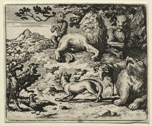 Reynard the Fox: The Animals Complain of Reynards Pardon. od Allart van Everdingen