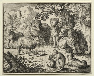 Reynard the Fox: The Arrival of the Packet od Allart van Everdingen