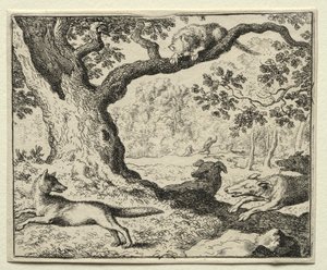Reynard the Fox: The Disloyal Cat. od Allart van Everdingen