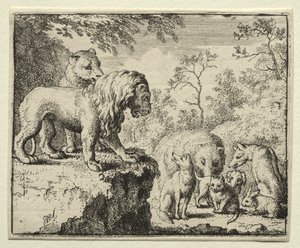Reynard the Fox: The Pardon of Reynard od Allart van Everdingen